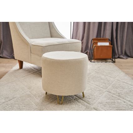 Taburetė NANI, skersmuo 40 cm, kreminė