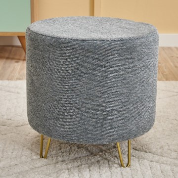 Taburetė NANI, skersmuo 40 cm, pilka