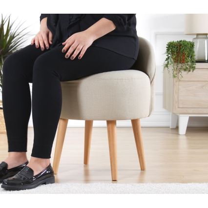 Taburetė NIKI skersmuo 46 cm kreminė