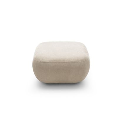 Pufas OLBIA 75x75 cm smėlio spalvos