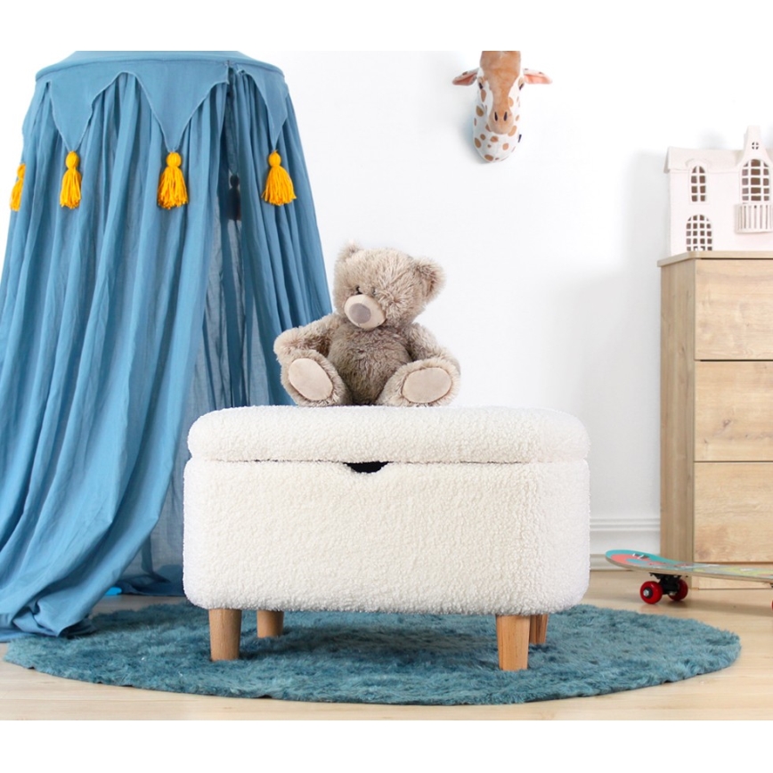 Taburetė PIXI 37x61 cm balta