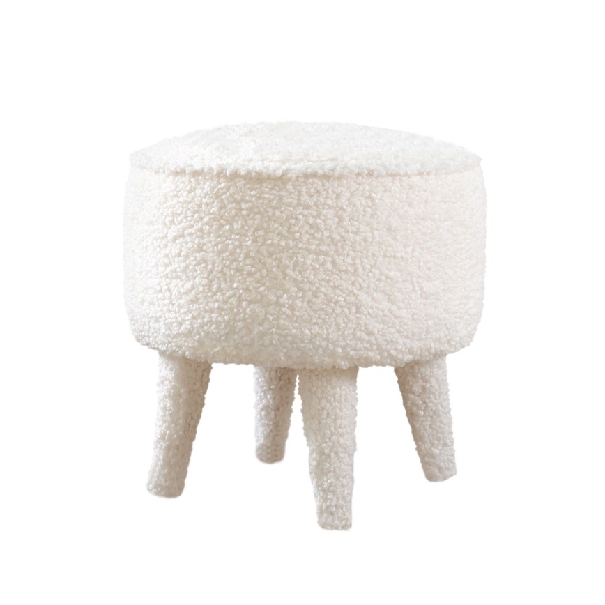 Taburetė PIXI, skersmuo 38 cm, balta