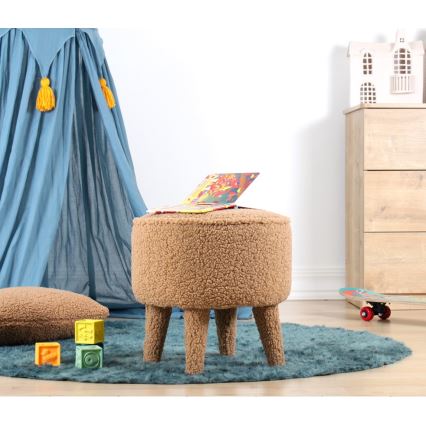 Taburetė PIXI, skersmuo 38 cm, ruda