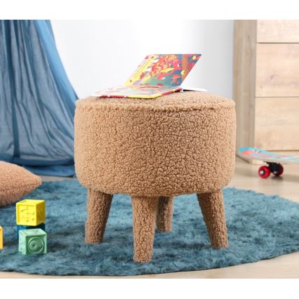 Taburetė PIXI, skersmuo 38 cm, ruda