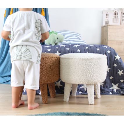 Taburetė PIXI, skersmuo 38 cm, ruda
