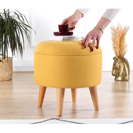 Taburetė PIXI, skersmuo 40 cm, geltona