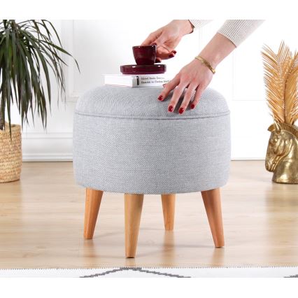 Taburetė PIXI, skersmuo 40 cm, pilka