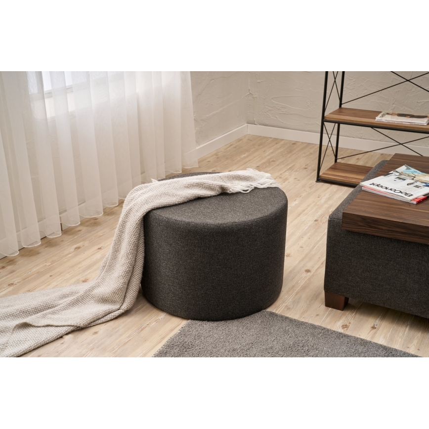 Taburetė RABO Ø 58 cm, antracitas
