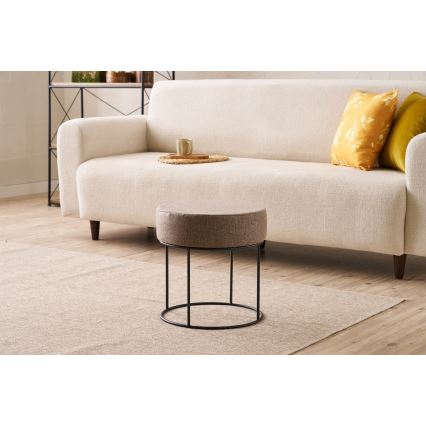 Taburetė RELO, skersmuo 40 cm, ruda