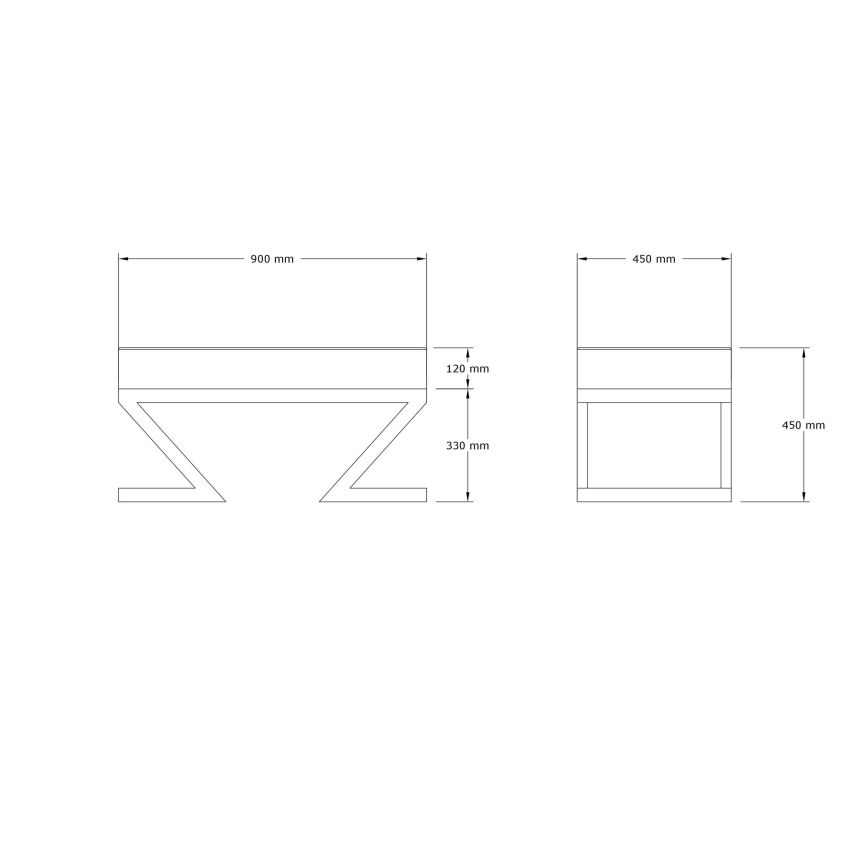 Taburetė RINA 45x90 cm smėlio spalvos