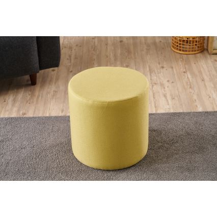 Taburetė RONDO, skersmuo 40 cm, geltona
