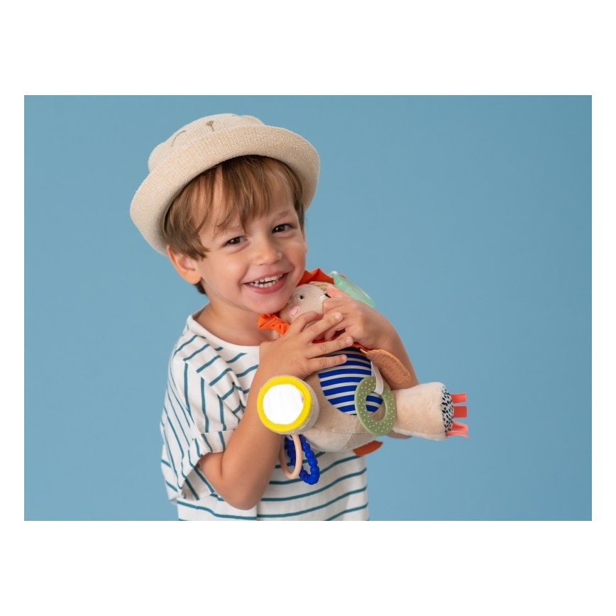 Taf Toys - Pliušinis žaislas su dantukais 25 cm liūtas