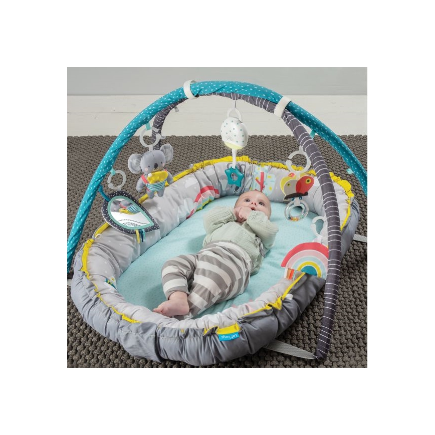 Taf Toys - Vaikiškas muzikinis kilimėlis su trapecijomis koala