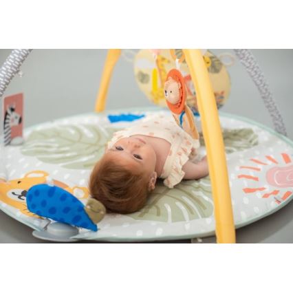 Taf Toys - Vaikiškas žaidimų kilimėlis su trapecija Dekoratyvinė pagalvė 2xAAA