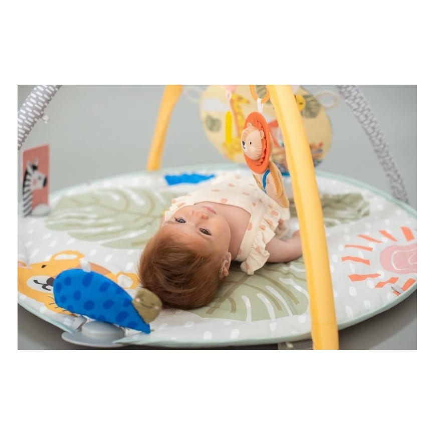 Taf Toys - Vaikiškas žaidimų kilimėlis su trapecija Dekoratyvinė pagalvė 2xAAA