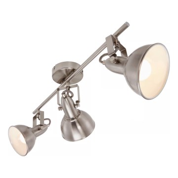 Taškinis šviestuvas 3xE14/40W/230V, matinio chromo