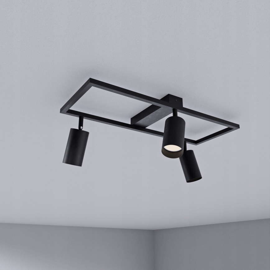 Taškinis šviestuvas 3xGU10/30W/230V juodas