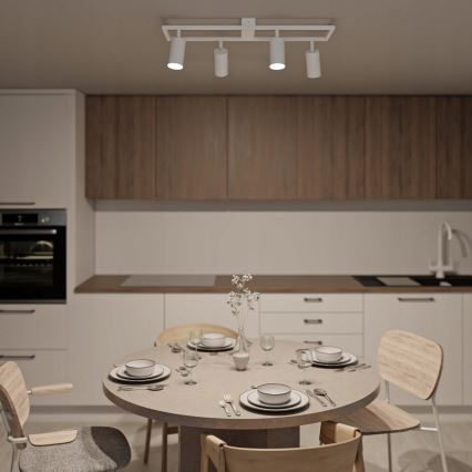 Taškinis šviestuvas 4xGU10/30W/230V baltas