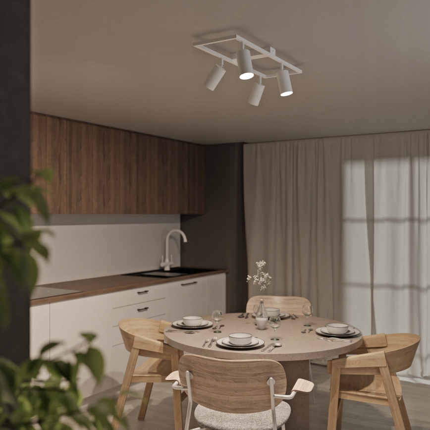 Taškinis šviestuvas 4xGU10/30W/230V baltas