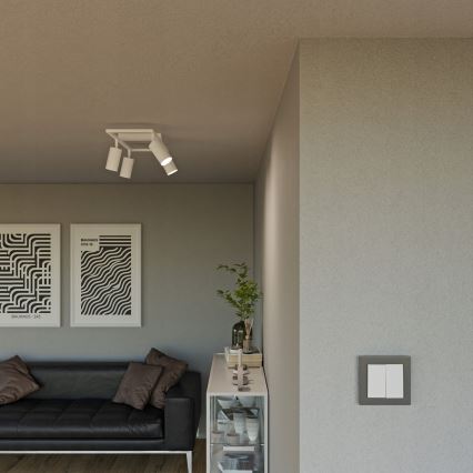 Taškinis šviestuvas 4xGU10/30W/230V baltas