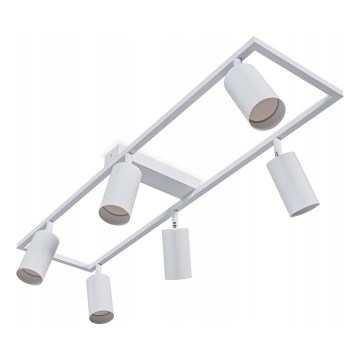 Taškinis šviestuvas 6 x GU10 / 30 W / 230 V, baltas