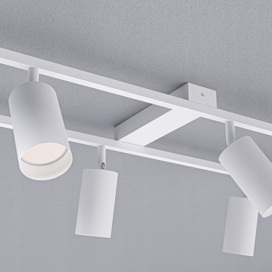 Taškinis šviestuvas 6 x GU10 / 30 W / 230 V, baltas