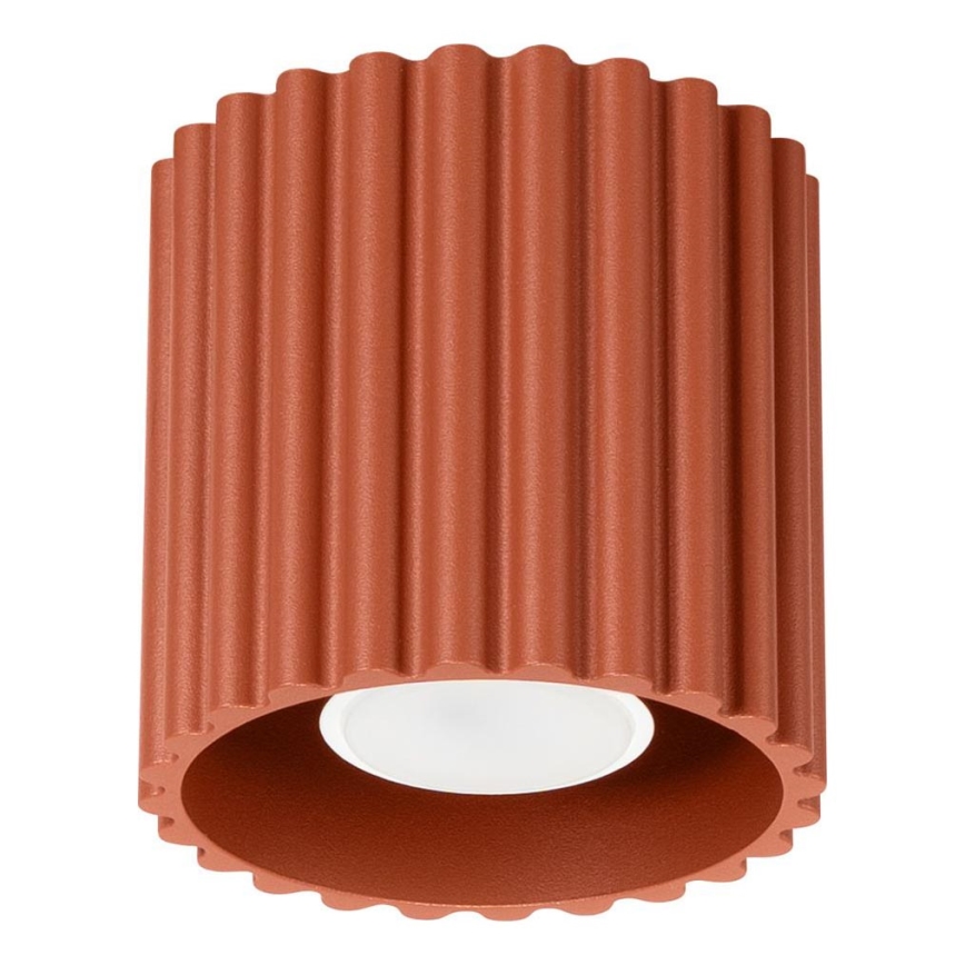 Taškinis šviestuvas AURA 1xGU10/10W/230V pr. 10 cm oranžinis