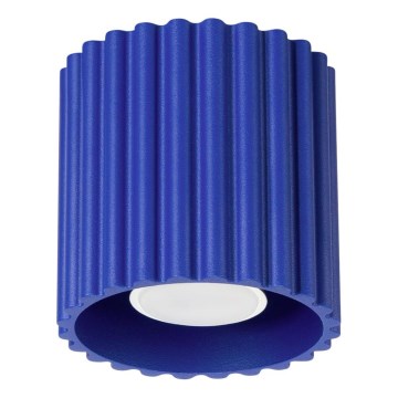 Taškinis šviestuvas AURA 1xGU10/10W/230V skersmuo 10 cm mėlynas