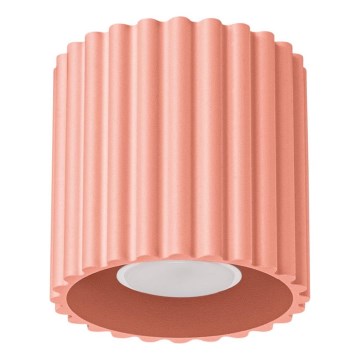 Taškinis šviestuvas AURA 1xGU10/10W/230V, ø 10 cm, rožinis