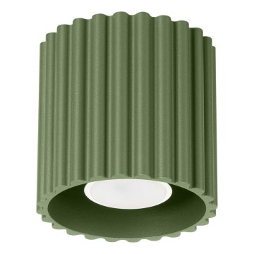 Taškinis šviestuvas AURA 1xGU10/10W/230V, Ø 10 cm, žalias