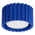 Taškinis šviestuvas AURA 1xGX53/10W/230V, skersmuo 10 cm, mėlynas