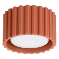 Taškinis šviestuvas AURA 1xGX53/10W/230V skersmuo 10 cm oranžinis