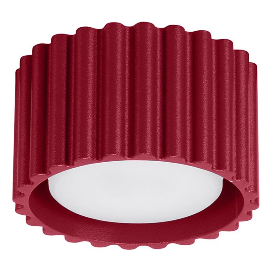 Taškinis šviestuvas AURA 1xGX53/10W/230V, skersmuo 10 cm, raudonas