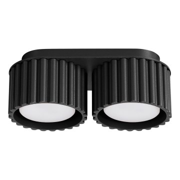 Taškinis šviestuvas AURA 2xGX53/10W/230V juodas