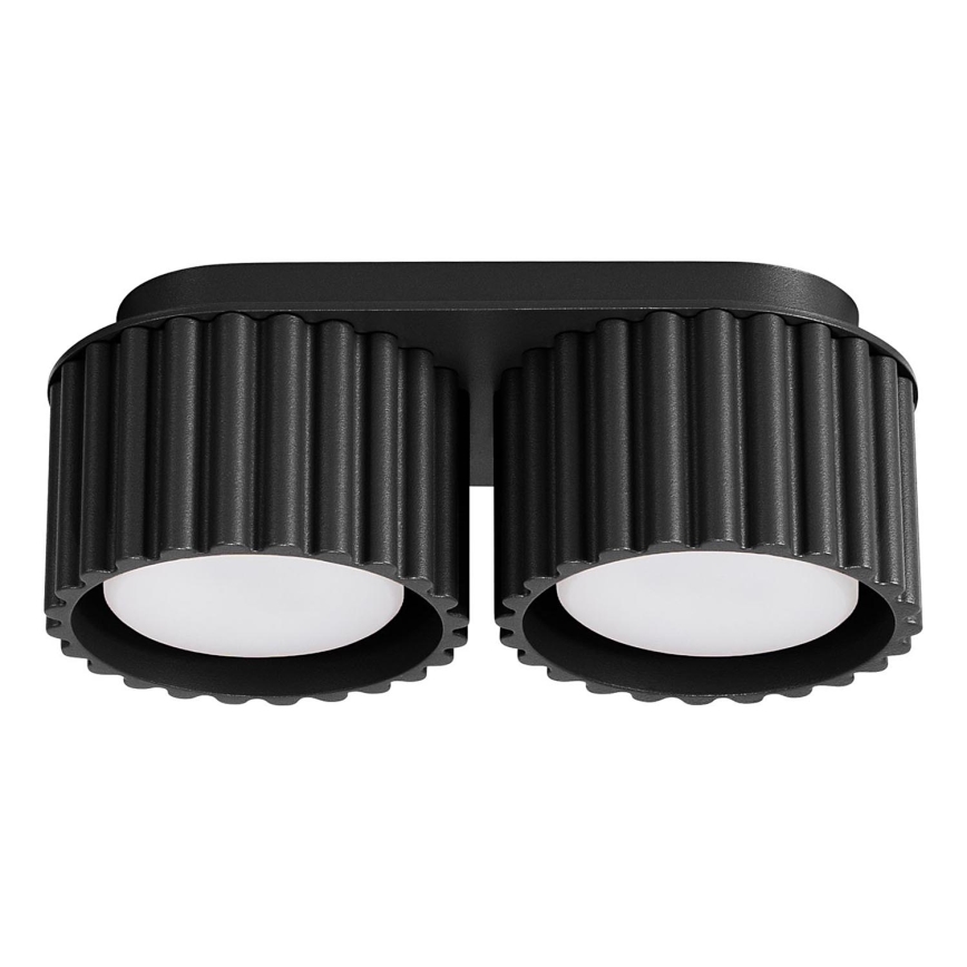 Taškinis šviestuvas AURA 2xGX53/10W/230V juodas