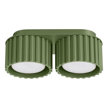 Taškinis šviestuvas AURA 2xGX53/10W/230V žalias