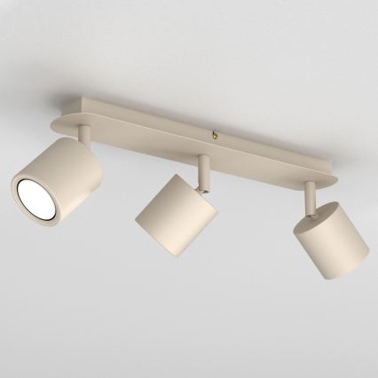 Taškinis šviestuvas DEMIA 3xGU10/8W/230V smėlio spalvos