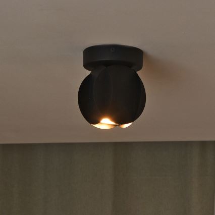 Taškinis šviestuvas GAMBIT 1xGU10/10W/230V juodas