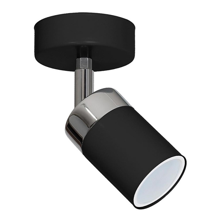 Taškinis šviestuvas JOKER 1xGU10/25W/230V juodas/blizgus chromas