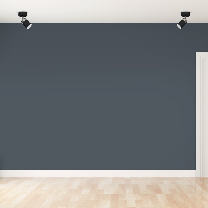 Taškinis šviestuvas JOKER 1xGU10/25W/230V juodas/blizgus chromas