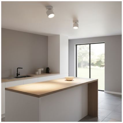 Taškinis šviestuvas OH12F 1xGX53/35W/230V 8,5 cm baltas