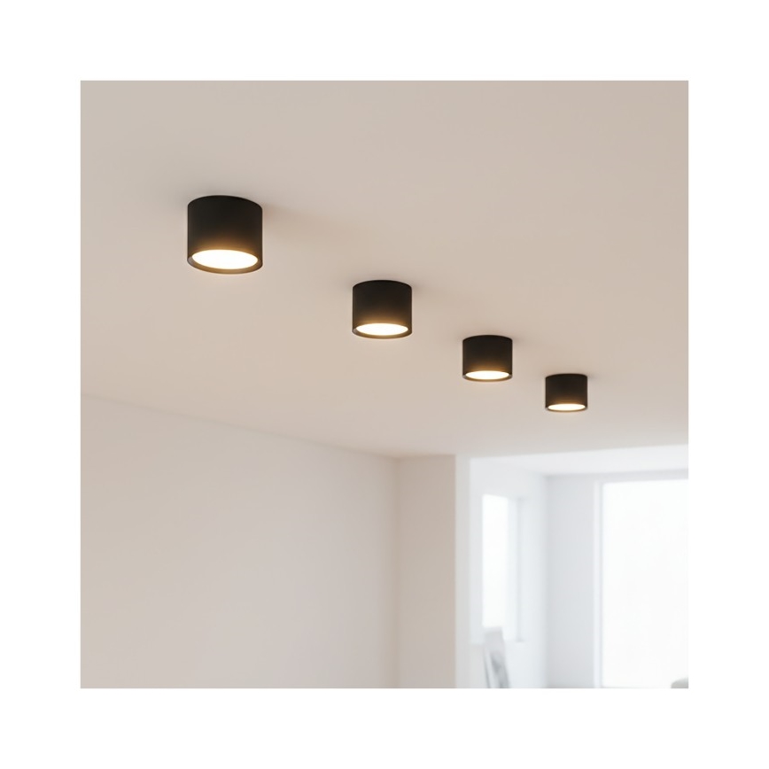 Taškinis šviestuvas OH12S 1xGX53/35W/230V 5 cm juodas