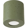 Taškinis šviestuvas ORBIS 1xGU10/10W/230V betonas/žalia