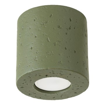 Taškinis šviestuvas ORBIS 1xGU10/10W/230V betonas/žalia