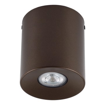 Taškinis šviestuvas ORION 1xGU10/10W/230V 12,5 cm rudas
