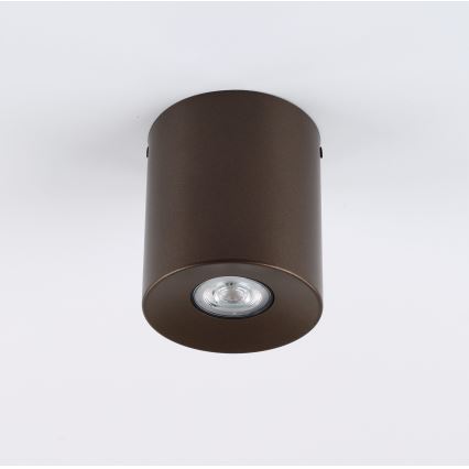 Taškinis šviestuvas ORION 1xGU10/10W/230V 12,5 cm rudas