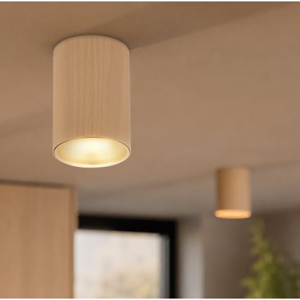 Taškinis šviestuvas TUBE 1xGU10/15W/230V smėlio spalvos