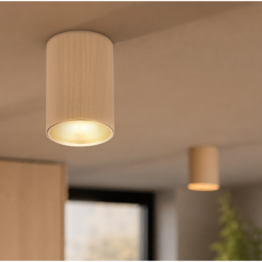 Taškinis šviestuvas TUBE 1xGU10/15W/230V smėlio spalvos