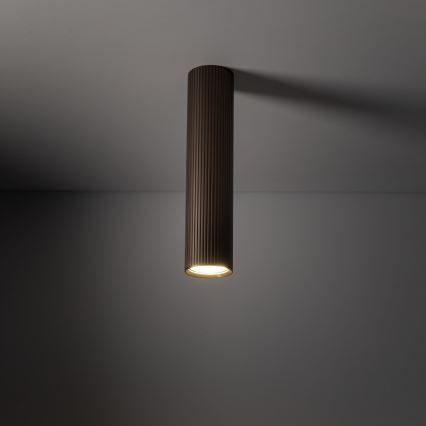 Taškinis šviestuvas TUNE L 1xGU10/10W/230V 24 cm rudas