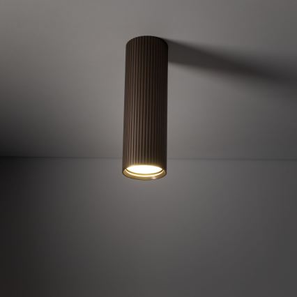 Taškinis šviestuvas TUNE M 1xGU10/10W/230V 17 cm rudas